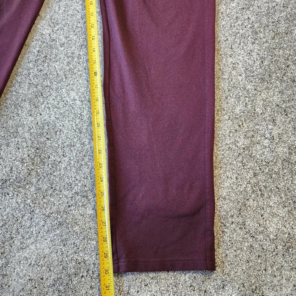 Public Rec All Day Every Day Pants Mens 34/32 Burgundy Jogger Tapered‎ Excellent